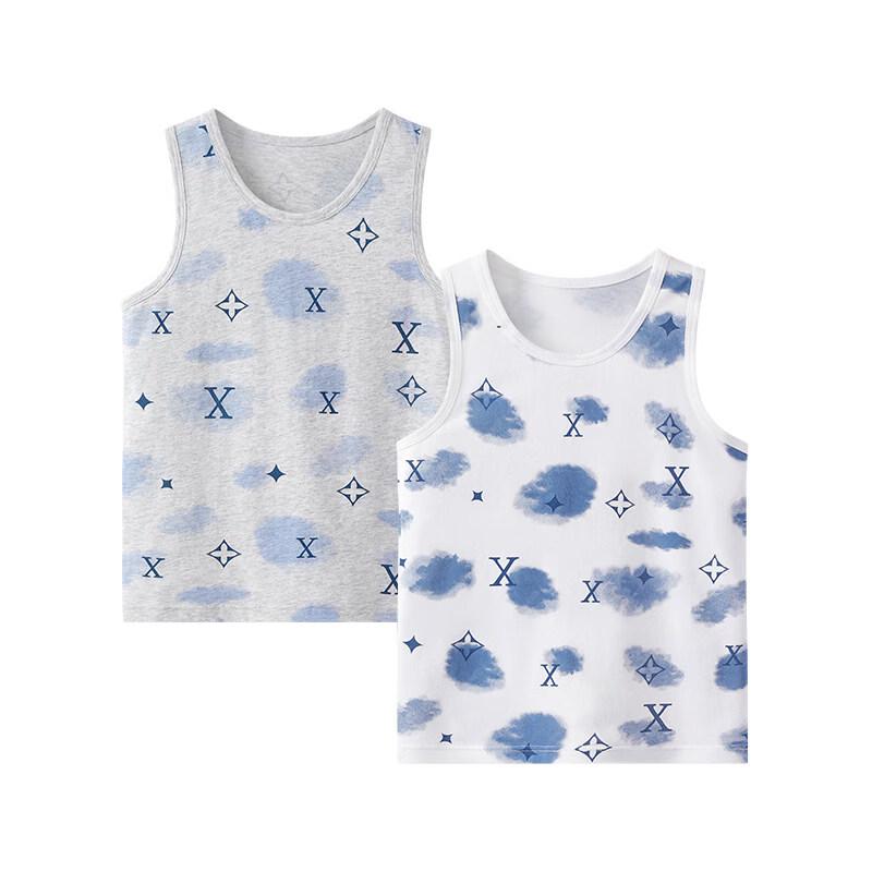 Yingbolun Boys' Pure Cotton Summer Undershirt Vest
