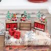 DIY Santa Calendar Ornaments Wooden Christmas Gift Ornaments  Festive Atmosphere
