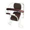 Kids Bike Seat Stable Portable with Backrest Protective Child Rear No Belt