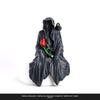Halloween Black Robe Figurine - Black-faced Ghost for Home, Table, Car Decoration, Resin Small Halloween Decoration