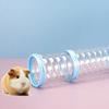 5.5cm Diam Hamster Tunnel Tubes Set Transparent Hamster Movement Tunnel  Small Pet Supplies