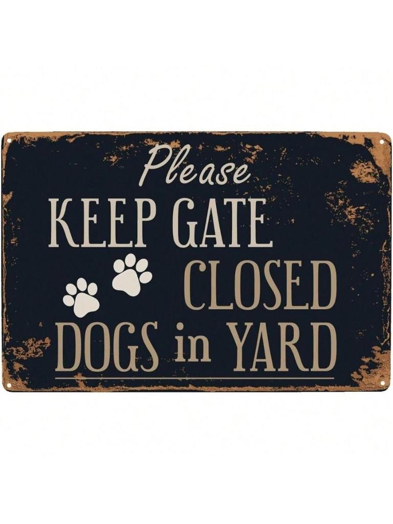 Vintage Tin Sign Wall Decor Retro Metal Plaque Home Garden Cafe Bar Ornament