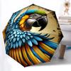 1PC Parrot Print Automatic Open/close, All-Season Portable Folding Umbrella for Women & Men Yy250919176