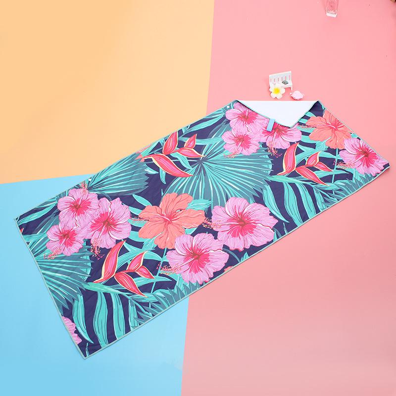 Double-Sided Microfiber Beach Towel - Quick Dry, Sand-Free, Water-Absorbent 70x150 cm