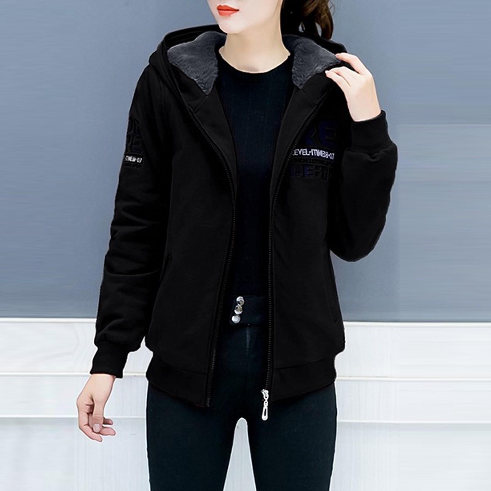 

Модный женский кардиган, однотонные толстовки для женщин, блузка с длинным рукавом, спортивное пальто XXL чёрный