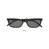 Saint Laurent Logo Design Oval Sunglasses Unisex Sunglasses Dark-Havana-Brown SL-M160/F-002