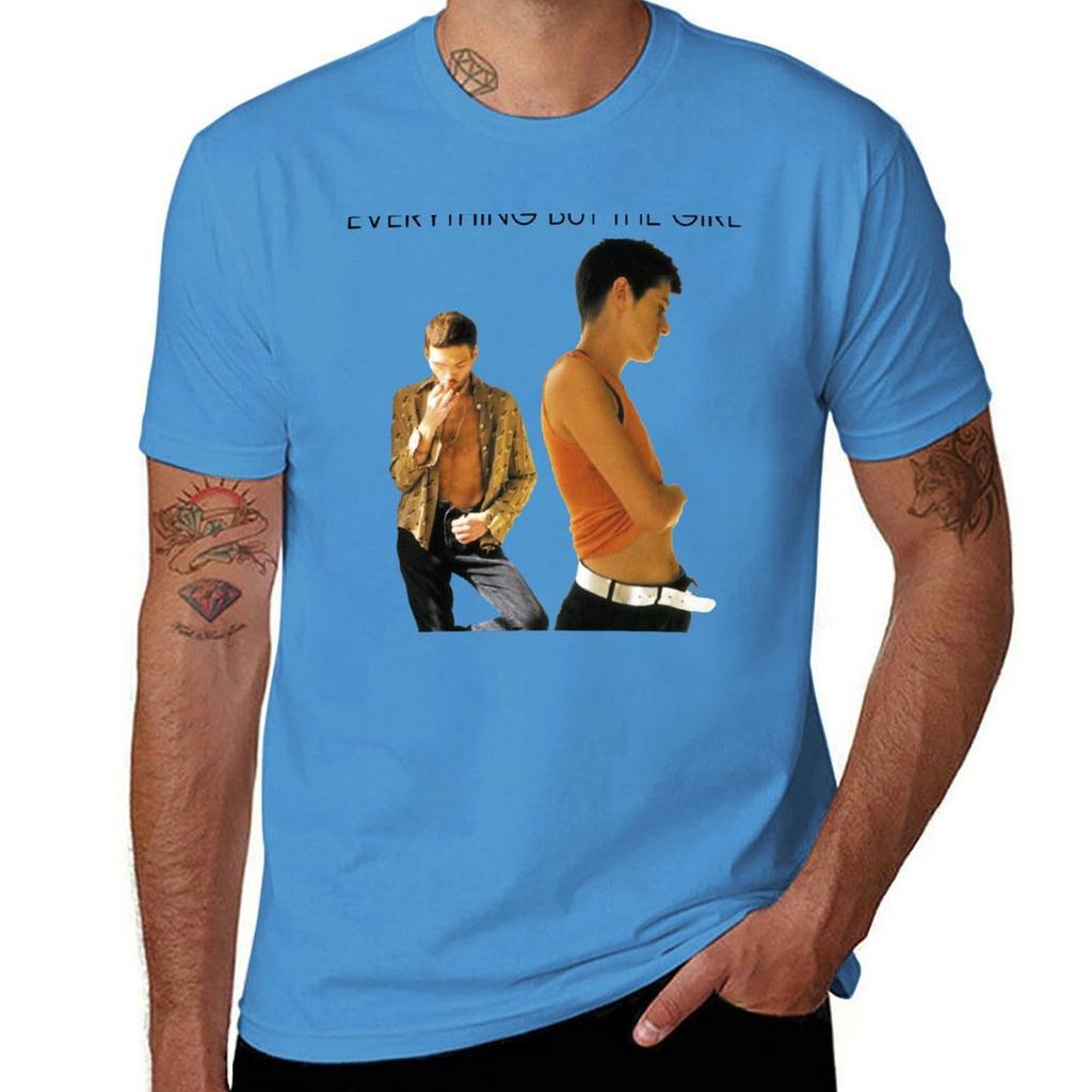 T-shirt Everything But The Girl pesanti vestiti estivi ragazzi stampa animale oversize magliette da allenamento per uomo