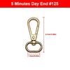 10Pcs Zinc Alloy Swivel Snap Hooks With Heavy Duty Rust Proof Structure For Diy Bag Making Keychain Lanyard Crafting Projects