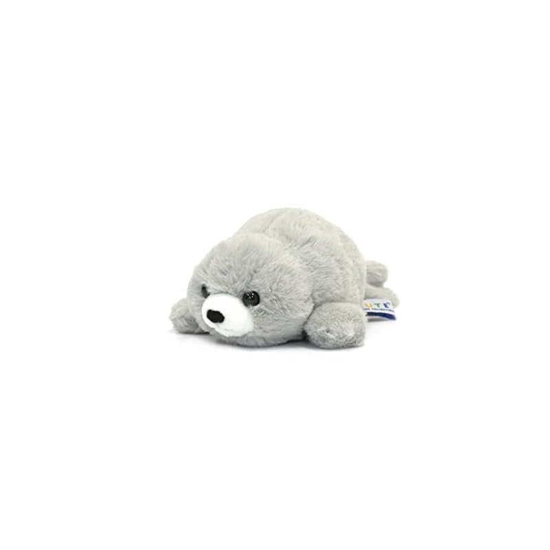 Cute Plush Toy - Fluffy Seal - Size S - Gray - M0384