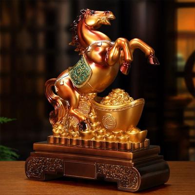 Kupferpferd-Ornamente Handwerk Wohnzimmer TV-Weinregal Bürotisch Einrichtung Eröffnungsgeschenke