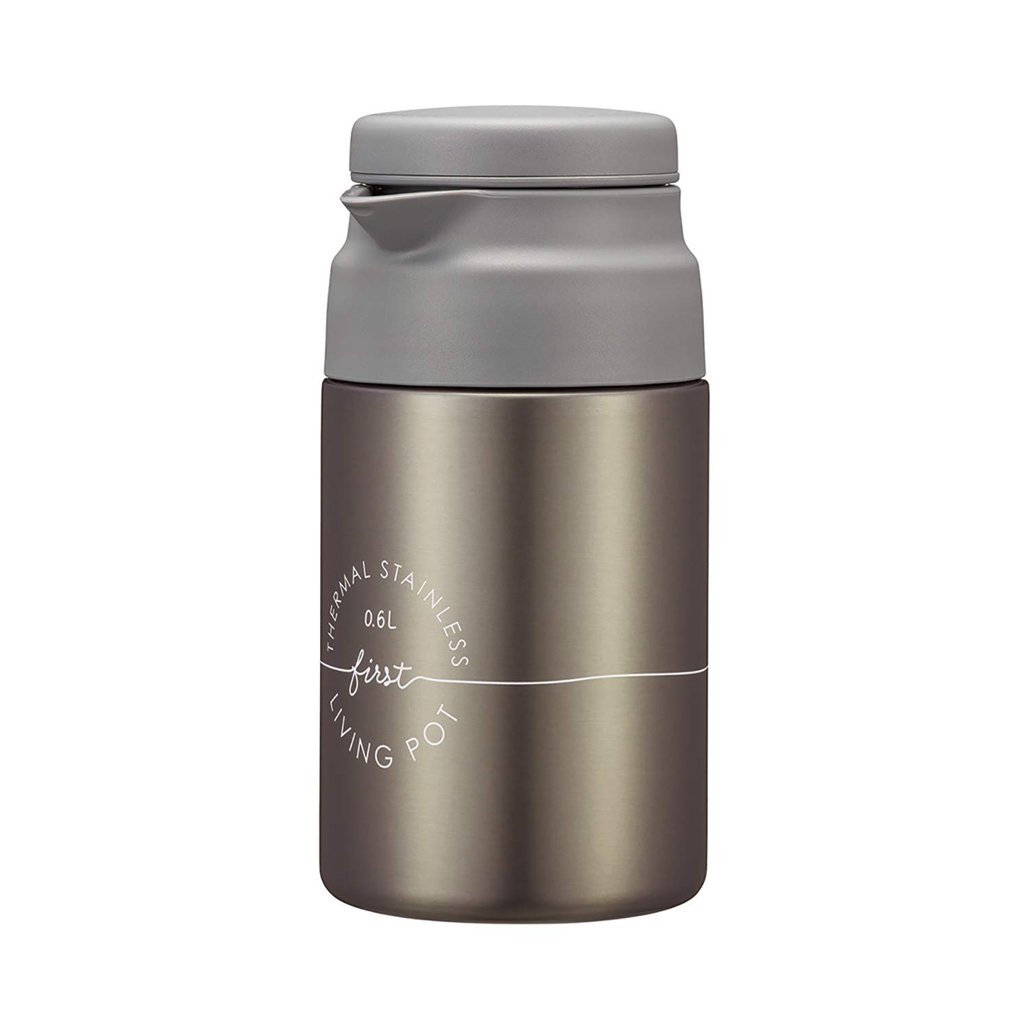 

Bestco Insulated Tabletop Pot, Powder Gray, 0.6L, Living Pot, Compact, AHS-MA60