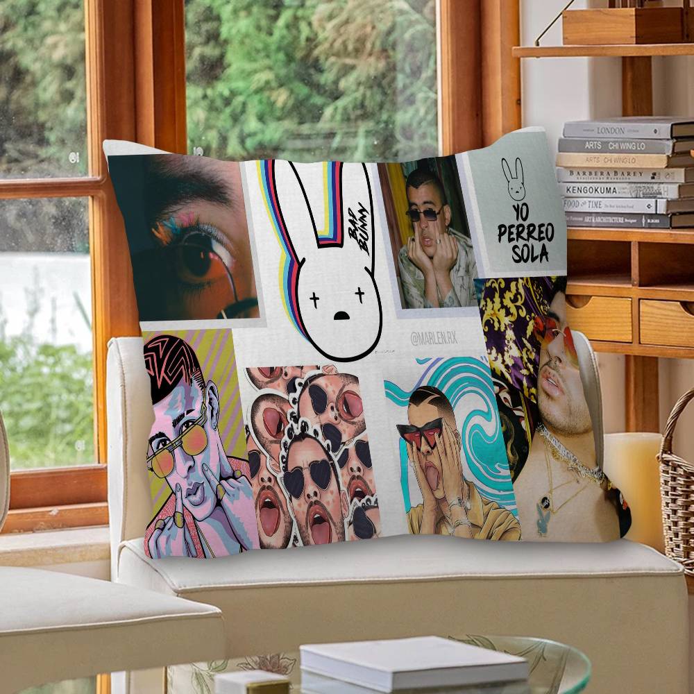 BBads BBunnys Art Personalized picture text home decorative pillows Household Gifts xcm