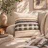 Colorful Multi Handwoven Cushion Cover -Handmade Textured Home Accent