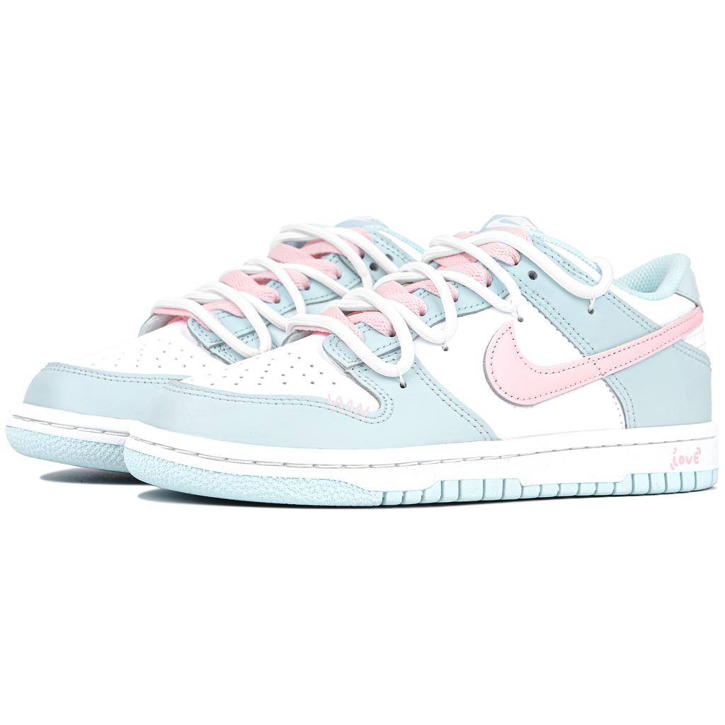 Nike Dunk Low Morning Dew Peach Slip Resistant And Breathable Slip Resistant And Breathable Low top Skateboard Shoes GS FB9109-105(Team4-)