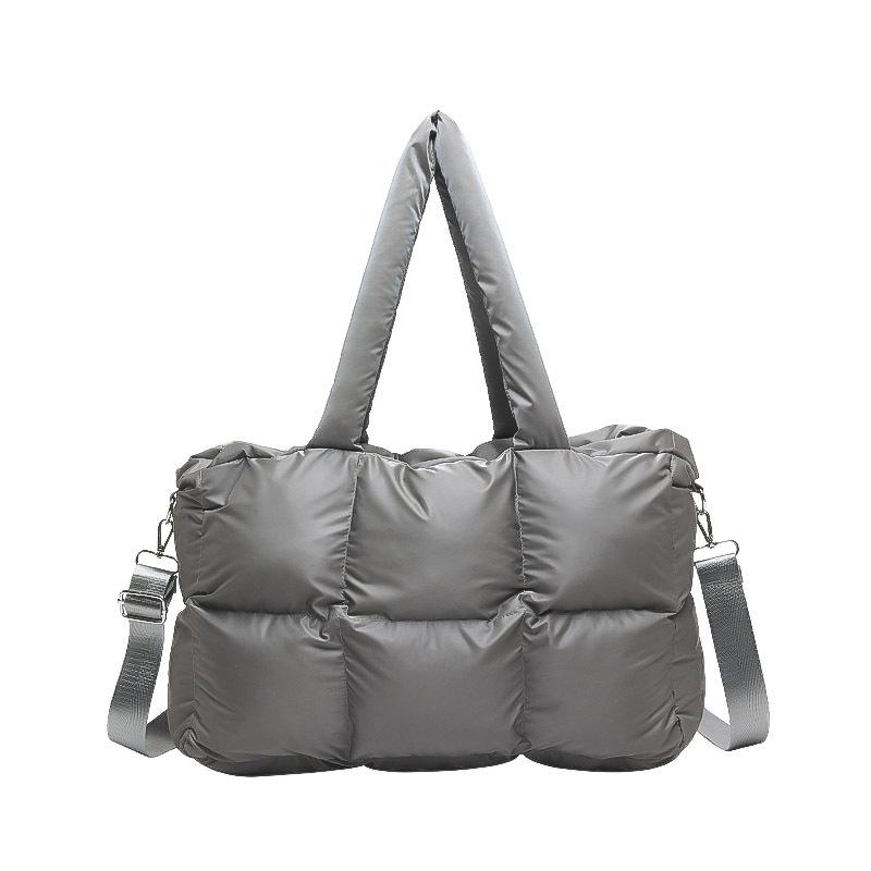 

2025 new shoulder bag down cotton bag large capacity underarm bag underarm bag women s bag fashion portable tote bag 42.5*28*13.5