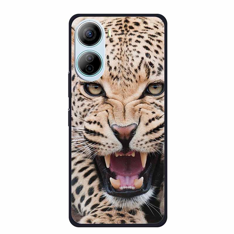 For ZTE Libero 5G IV Case Animals Silicone TPU Back Cover Soft Phone Cases for ZTE LiberoIV 5GA302 Protector Wolf Cool New Shell