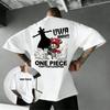 2026 One Piece Chopper Anime T-Shirt Herren Damen Baumwolle Kurzarm T-Shirt Cartoon Druck Streetwear Lässige Sommeroberteile Y2k Kleidung