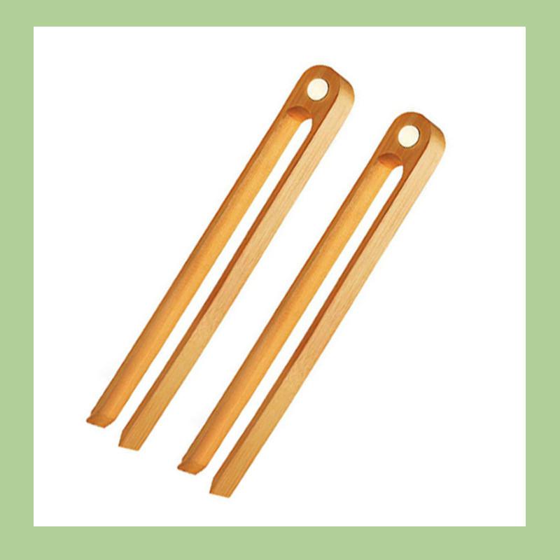 Bamboo Food Clamps With Magnetic Design For Safe And Easy Food Serving