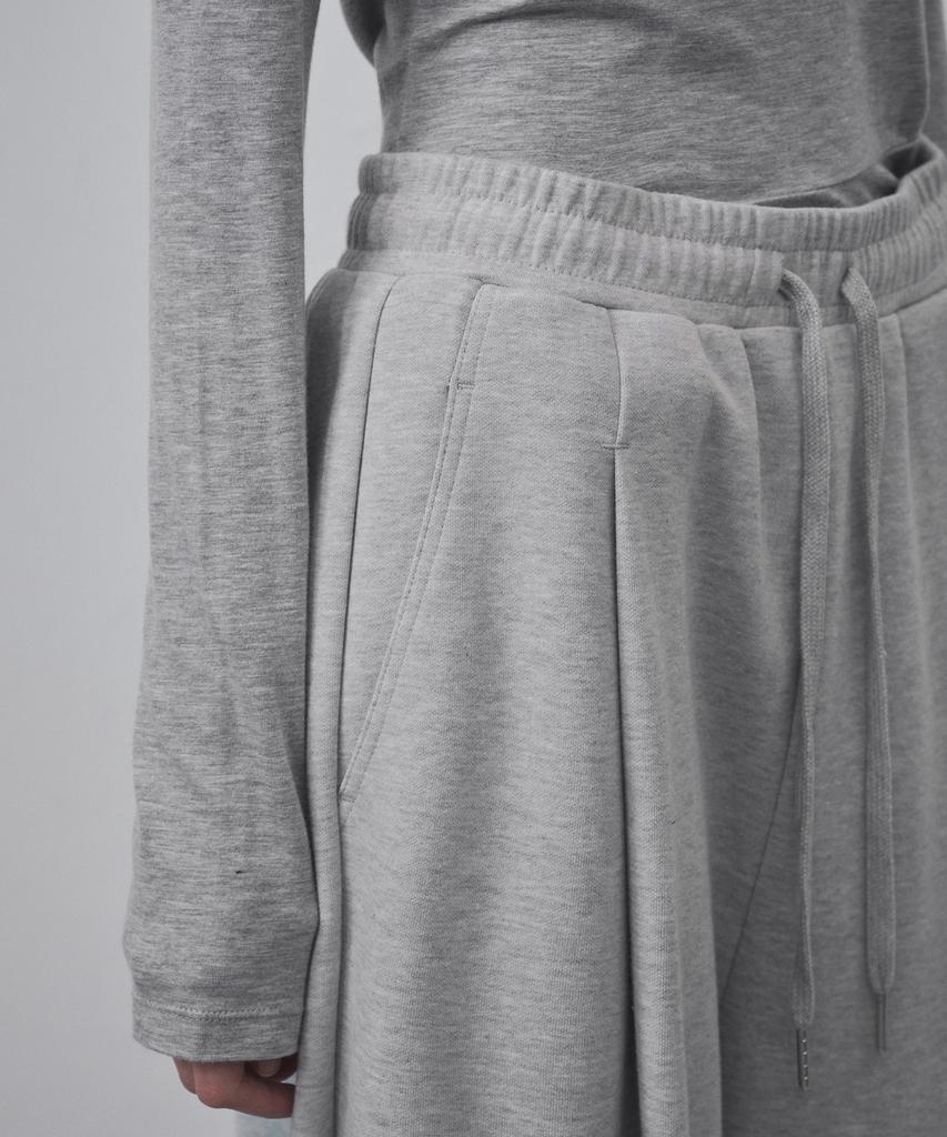 MUSINSA STANDARD WOMAN Women'S Double Knit Balloon Sweatpants [Medium Grey]