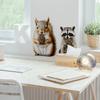 Dull Cute Squirrel Raccoon Bedroom Living Room Door Stickers Background Landscaping Decorative Wall Stickers