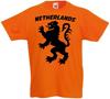 Unisex Nizozemský lev Nizozemská vlajka Holland Sportovní podpora Unisex Oranžové tričko