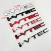 3D Chrome Metal Car Letters Rear Trunk Badge Emblem IVTEC Logo I VTEC Sticker For Honda City Civic Accord Jazz CRV  Accessories
