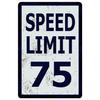 Vintage No Speed Limited Metal Tin Signs Posters Plate Wall Decor for Home Bars Garage Cafe Clubs Pubs Retro Posters Plaque