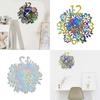 DIY Crystal Flower Clock Silicone Mold Unique Clock Decorations Creating Resin Mould for Craft Enthusiasts and Beginners