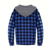 Men's Fashion Trend Hooded Checkered Sportswear