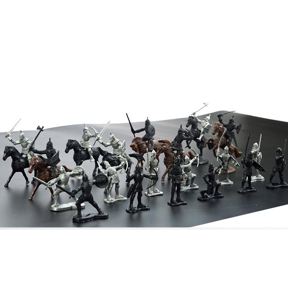 Children Toy Static Military Soldier Model Medieval Warrior Ancient Soldier Model Toy SetAncient