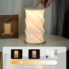 Birthday Gift Ultra Thin Portable Desk Light Creative Cultural Dimmable Table Lamp Atmosphere LED Foldable Paper Latern Home