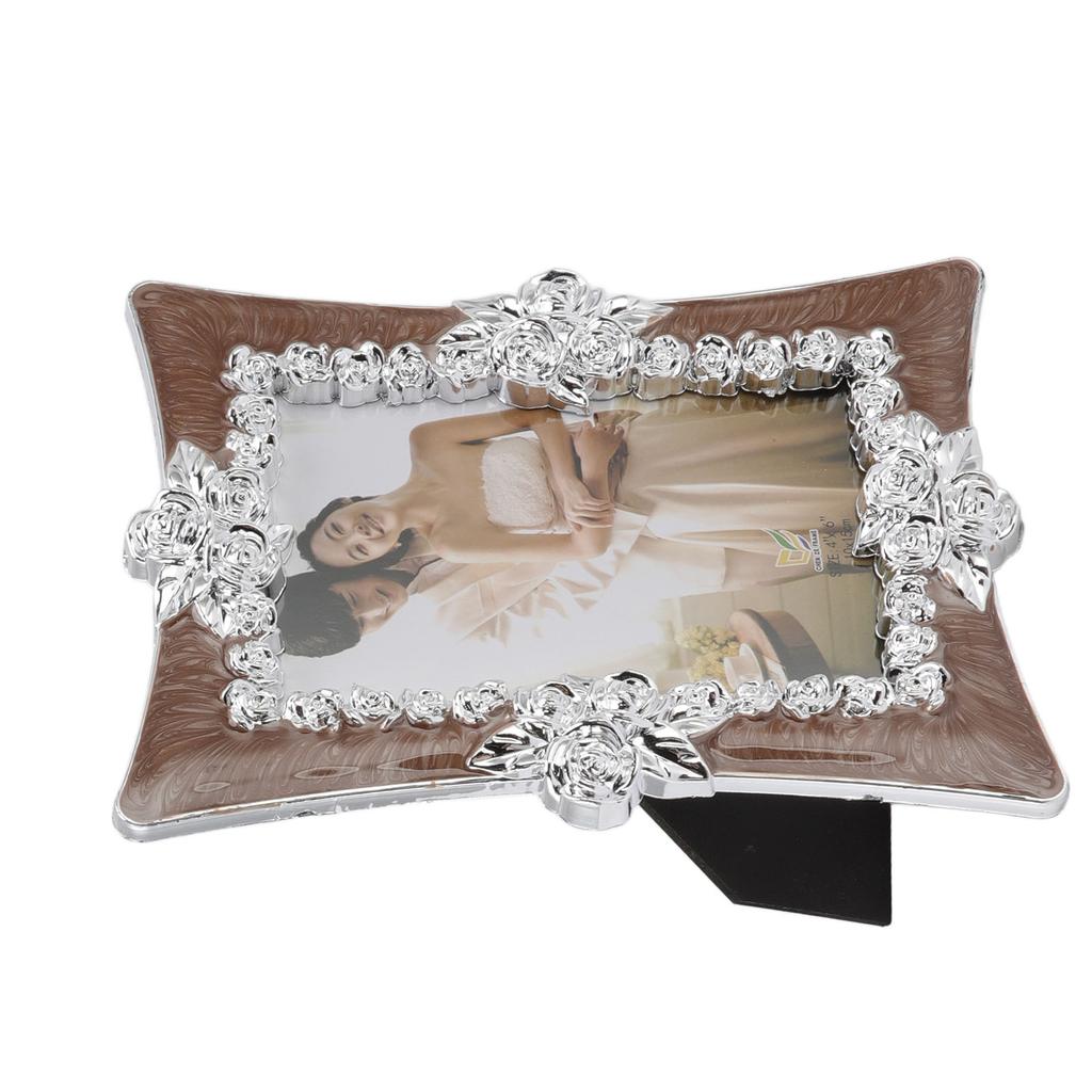 Familjefotoram Modern Enkel Rymmer 10x15cm Foto Hem Fotoram Dekoration med Ställ för Vardagsrum Sovrum