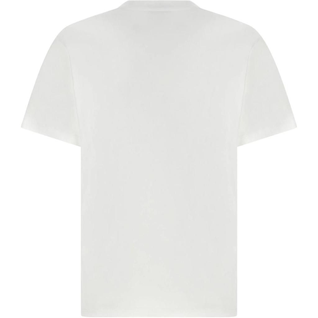 Moncler Logo Round Neck Short Sleeve T-Shirt Men Tops White K10918C0002089AWA-002