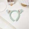 Explosive 2025 Rab Hair Hoop Ear Plush Headband Hair Accessories Cute Cartoon Rab Face Wash Press Hair Clip
