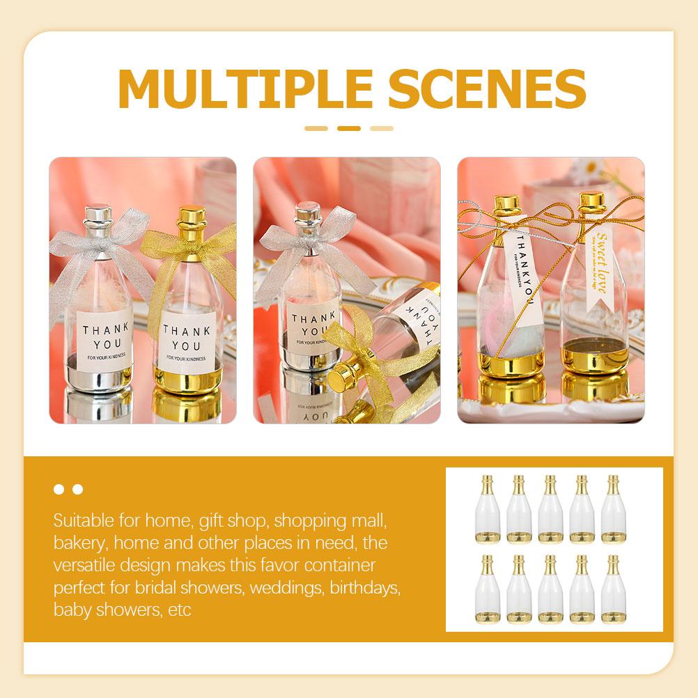 24 Pcs Candy Box Elegant Party Favors for Adults Wedding Guests Mini Bottles Bulk Gift Boxes Containers Jar Women Bachelorette
