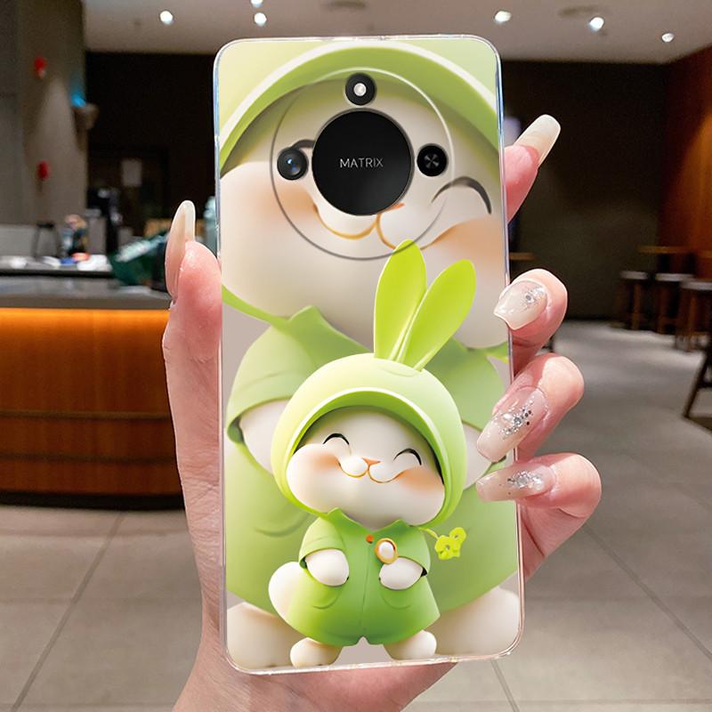 Casing For Honor X9c Smart 5G Luxury Dragon Cute Cool Boys Girls Phone Case Back Cover Honor X9cSmart Transparent Soft TPU Shell