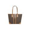 New MICHAEL KORS Eva Canvas Tote Bag Shopping Bag Handbag Women's Apple Brown 30T9GV0T7B-252