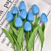 Mini Tulpen Haptik Kunstblumen für Hochzeit und Heimdekoration