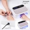 Custom Logo Rhinestone Rechargeable UV Manicure Lamp - Quick Dry Nail Phototherapy Light