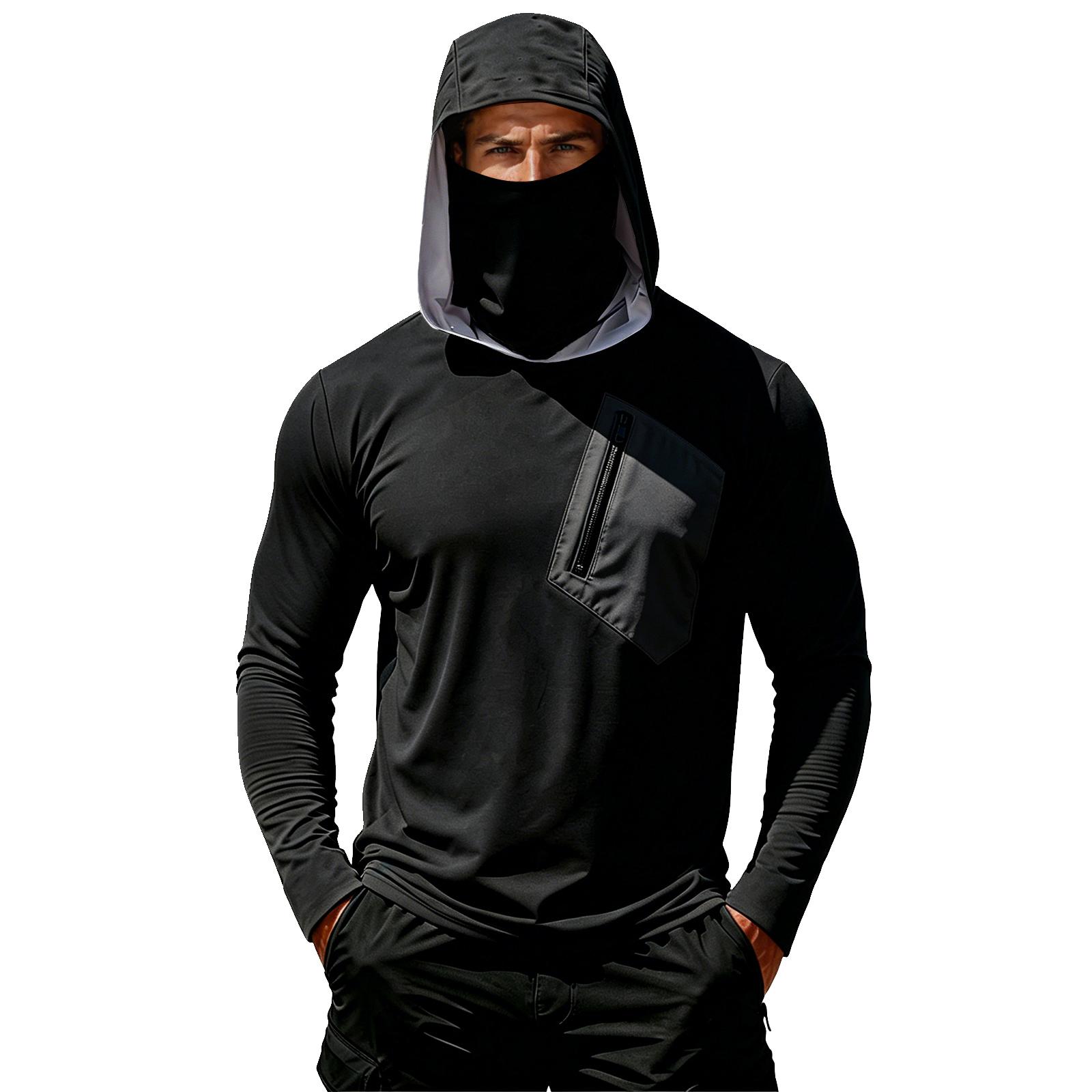 

Lightweight Hoodie Mens Sun Hoodie Men Fishing Hoodies for Men Sun Hoodie Camo Hoodie Men Fishing Clothing XXXL чёрный