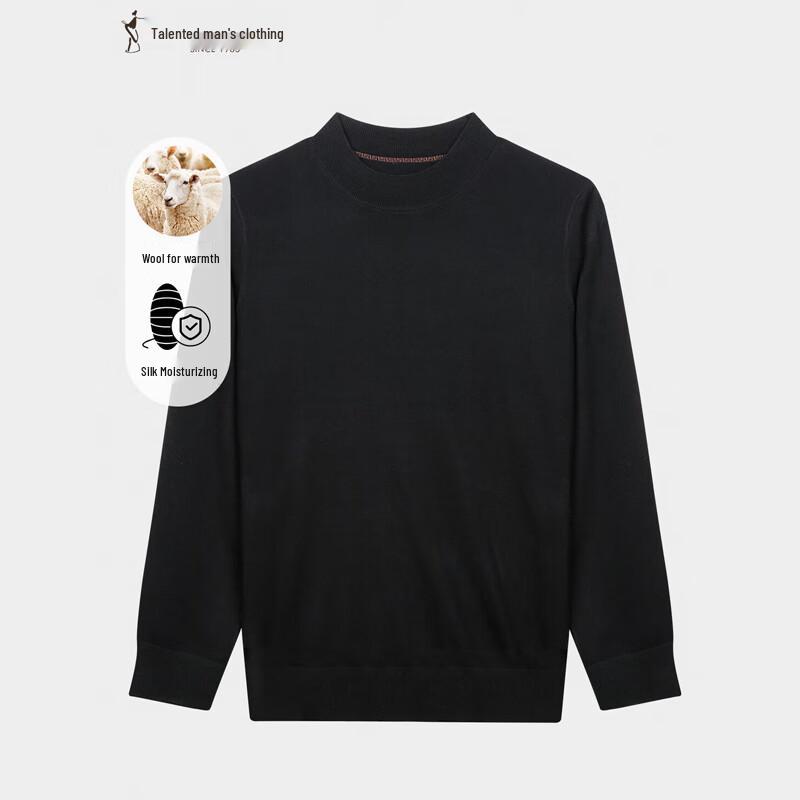 

TRIES Men s Mock Neck Knit Sweater L (48)