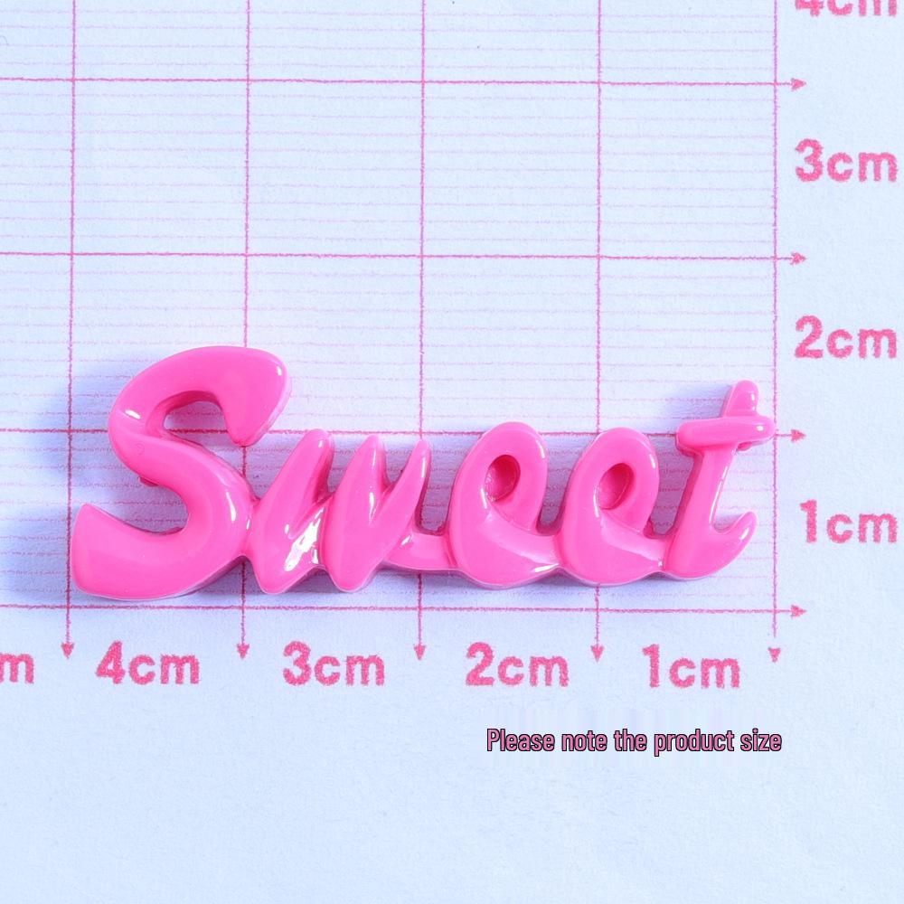 Sweet Word Handmade Glossy DIY Cream Glue Resin Accessories for Phone Cases and Hair Clips