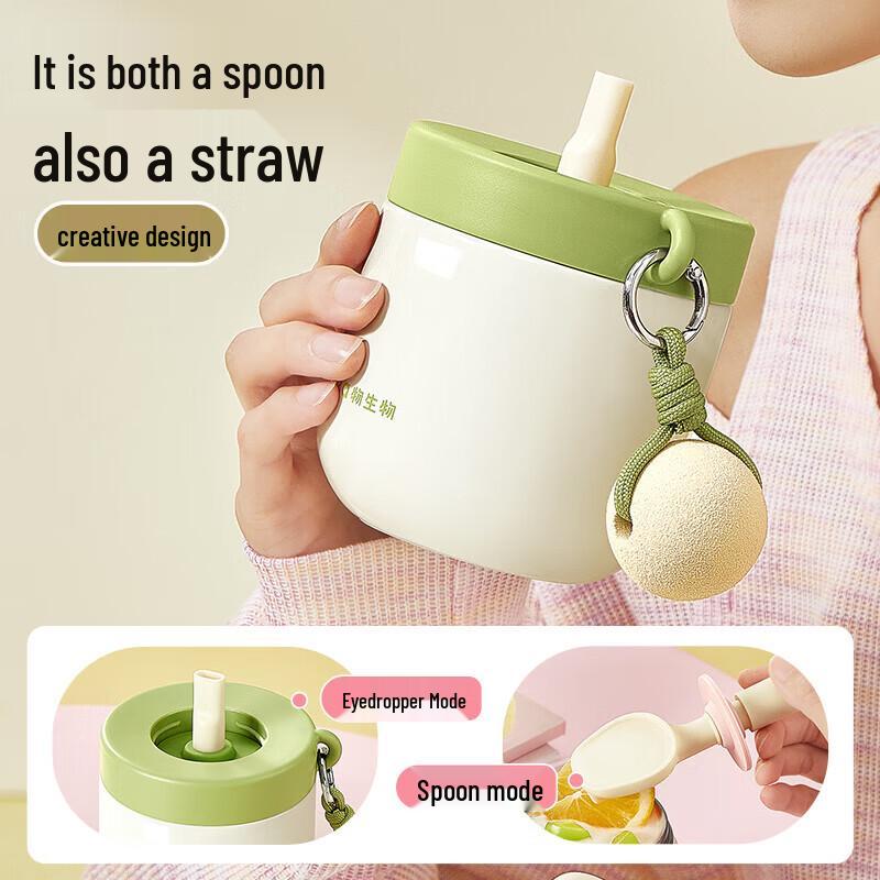 RELEA An An Thermal Breakfast Mug with Spoon