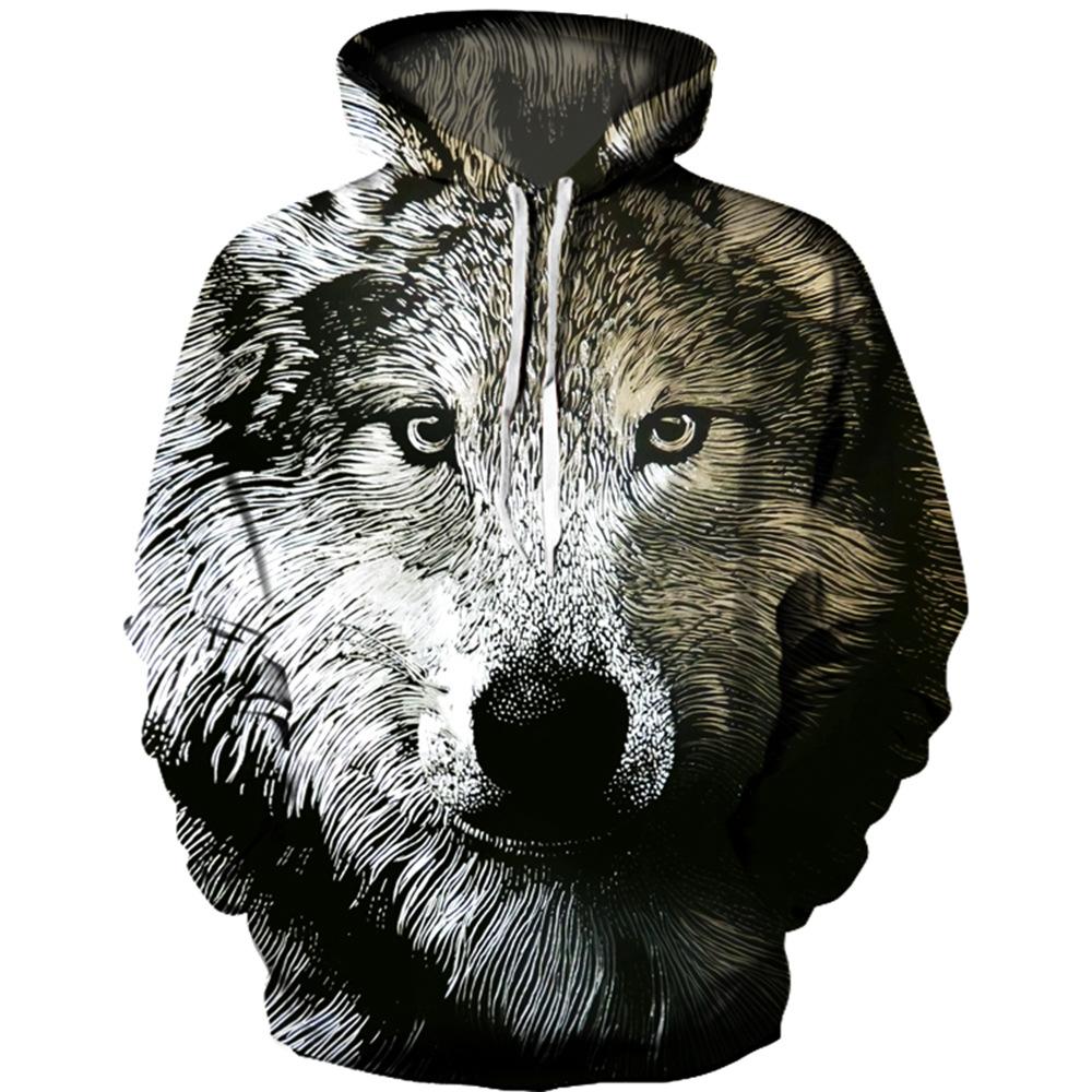 New Fashion Eagle Hoodie Funny Hooded Sweatshir Men's and Women's Long Sleeve Animal Pullover Shirt