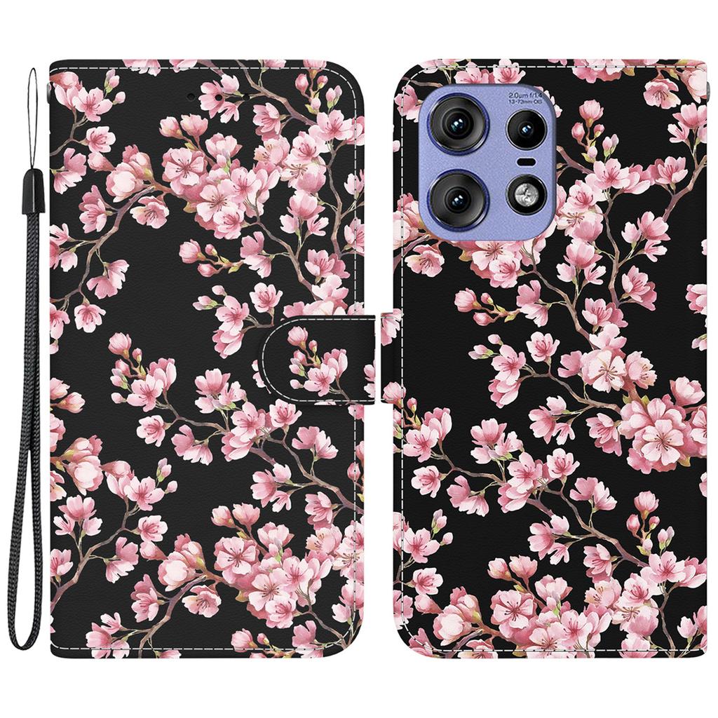 For Motorola Edge 50 5G/Edge 50 Pro 5G Case Wallet Stand Pattern Printing Leather Cover