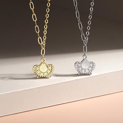 Funkelnde Halskette Schmuck Damen Licht Luxus Nische Design Sinn