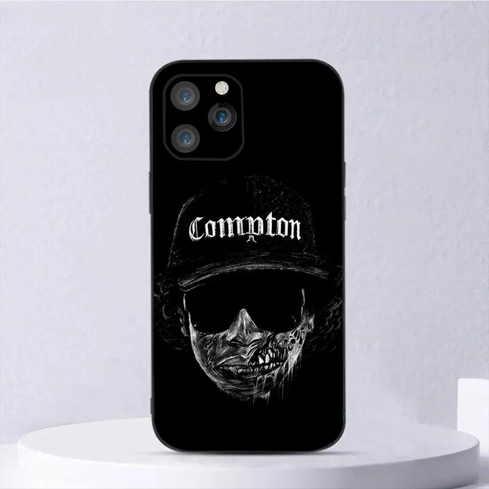 Rapper E-Eazy E Handyhülle Für iPhone15,14,13,12,11,Pro,Max,Plus,Mini,X,XS,XR,8,7,6,S,Plus,SE Weiche Schwarze Hülle