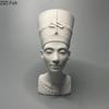 Nefertiti Plaster Statue Desk Decoration Ancient Egyptian Figures Ornaments Artwork Characters Sculpture Room Aesthetic Decor