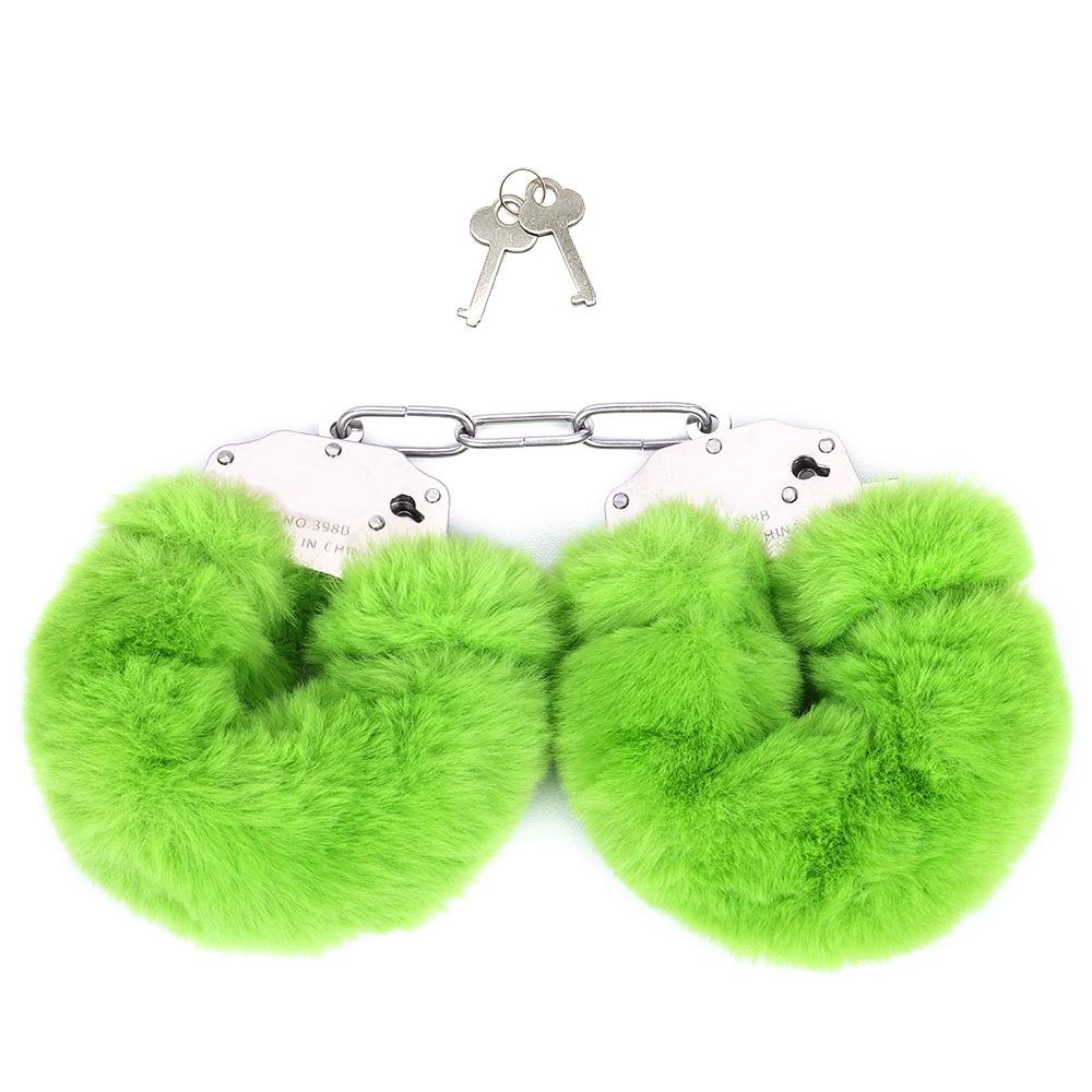 Plush Handcuffs Metal Alternative Tools Shackle Handcuffs SM Training Equipment Binding Adult Sex Toys for Women and Couples