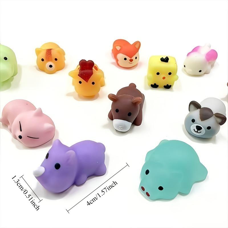 Mochi Mochi 1/6/10PCS Squishy Toy Cute Animal Antistress Ball Squeeze Rising Toy Abreact Soft Sticky Stress Relief Toy Fun Gift Presents